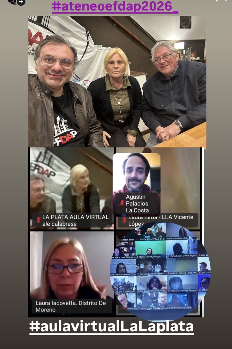 alecalabre's tweet photo. #ateneoeefdap2026 , la capacitación ante todo . Somos @llalaplataok @MiriamNiveyro @JPedroaquino @delvalleclau20 @MFCoitinho @micaelafragasso @JuanesOsaba @efdap @RCardelino33 https://t.co/htUjVzUQYj