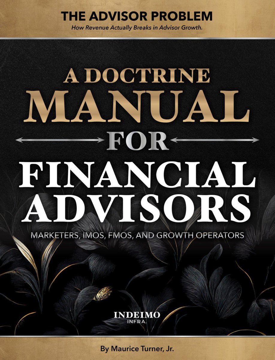 Indeimo_infra's tweet photo. @foxtomb232 The Financial Advisor Problem 
https://t.co/yOEzIy1XAa

Follow 
@Indeimo_infra 

Download the book FREE
https://t.co/grn0oHqtbM

#FinancialAdvisor https://t.co/rIKIahPibY