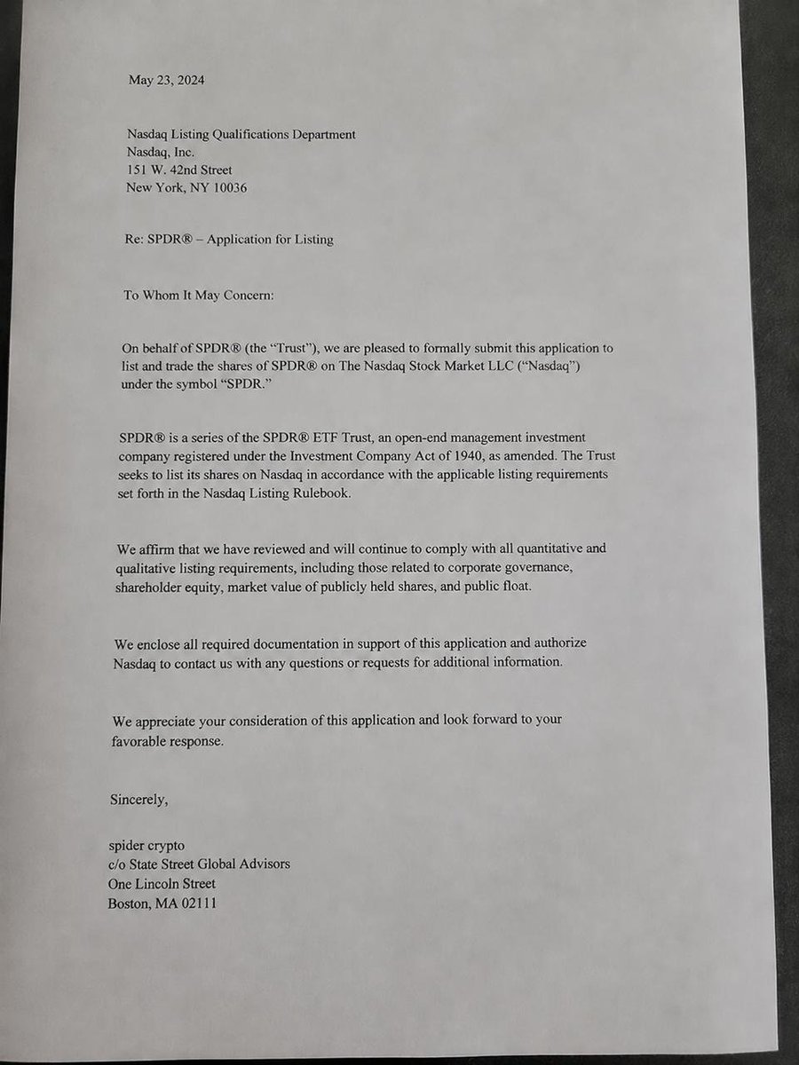 Spider_Robotics's tweet photo. Crypto "projects" will beg and plead for a listing on "Binance" and that's the pinnacle of their existence.

$SPDR is getting listed on the Nasdaq. https://t.co/Fwlqv9HlOh