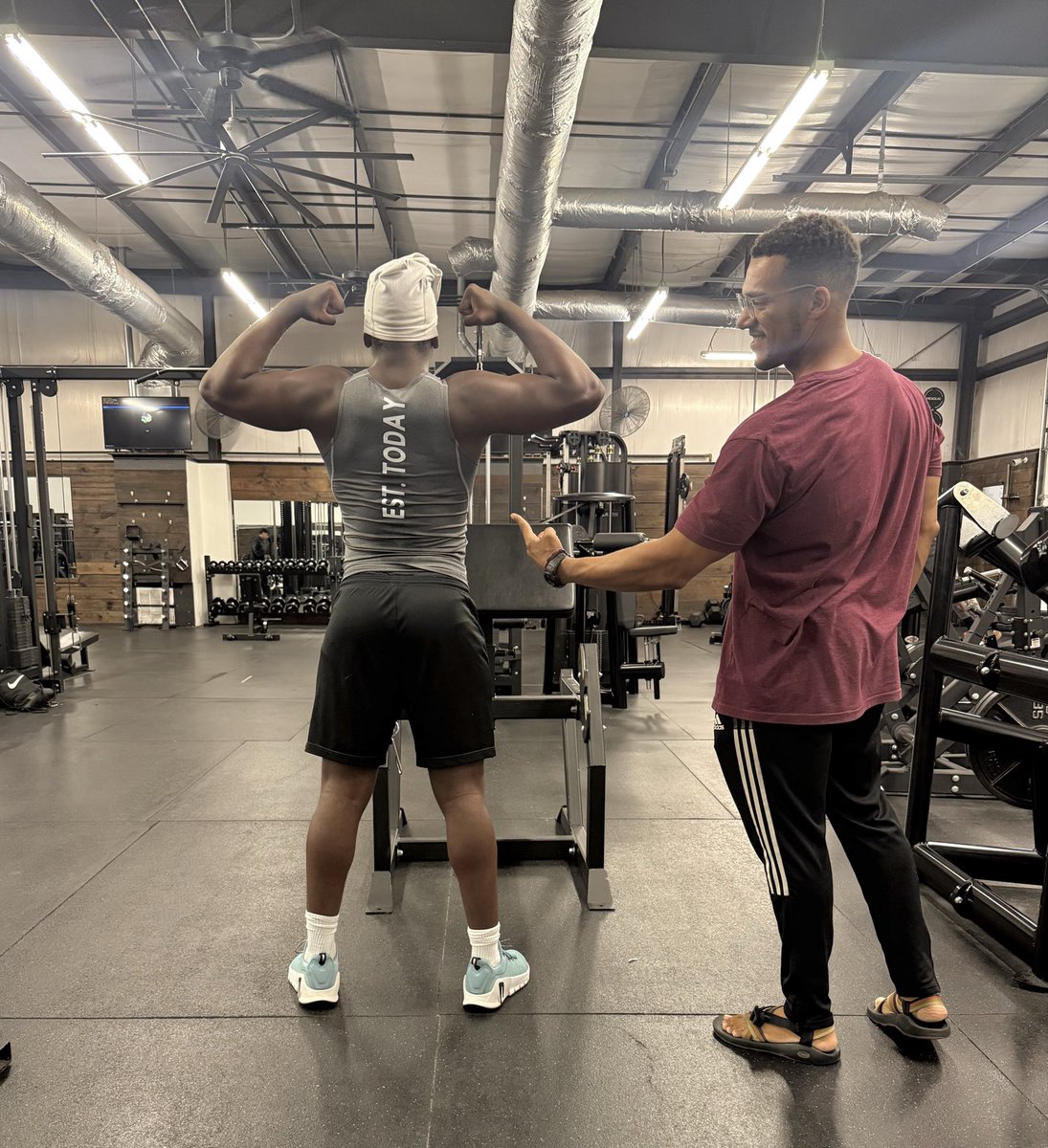 JackDBestHaynes's tweet photo. Stronger. Faster. More prepared than yesterday.
The work continues.
Class of 2029 | EDGE/OLB
#DoTheWorkBeTheJack
#AGTG #Recruiting #BuiltNotGiven https://t.co/Ca9Xy8gGLL