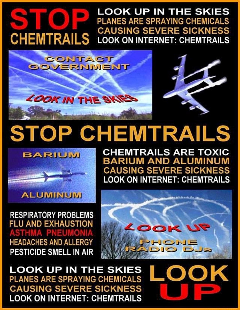 sandraward801's tweet photo. @Osbournegreen @thedailyrabbit_ @POTUS @WhiteHouse 
@epaleezeldin 
In their defense, they probably can not get any oxygen to their tiny brains while wearing those Rediculous, &amp; Useless face coverings. 😷 
#LiberalismIsAMentalDisorder 
#Chemtrails 
#BanChemtrails
Stop Poisoning The Air We Breath!! 😠 
DO IT!! https://t.co/VIGA0nBHuk