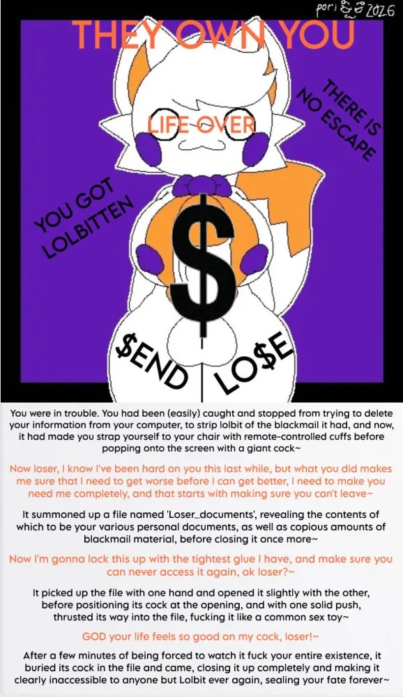 Cumbr3on's tweet photo. Lolbit Virus parts 1-4 https://t.co/UIVoO8G2ws