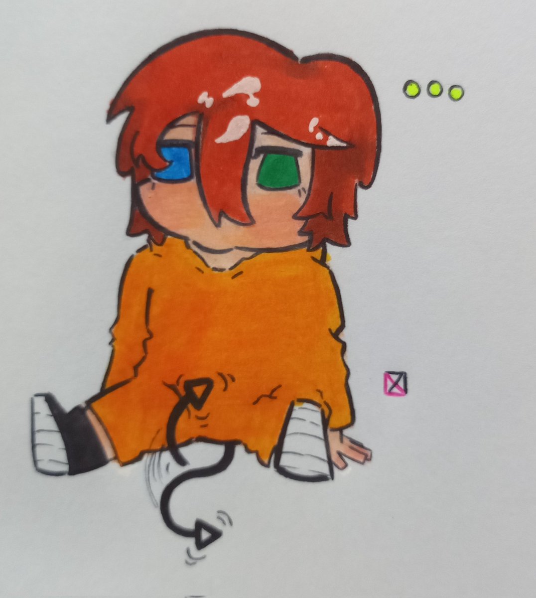 tocino030's tweet photo. @Angelius271436 Es un demonio actualmente está casado con Cris un humano hechizero UwU 

Y tienen un bebé de un año q es un híbrido sin poderes, obtenido atreves de la  invocación de un grimonio XD https://t.co/NPFzz3e5TM