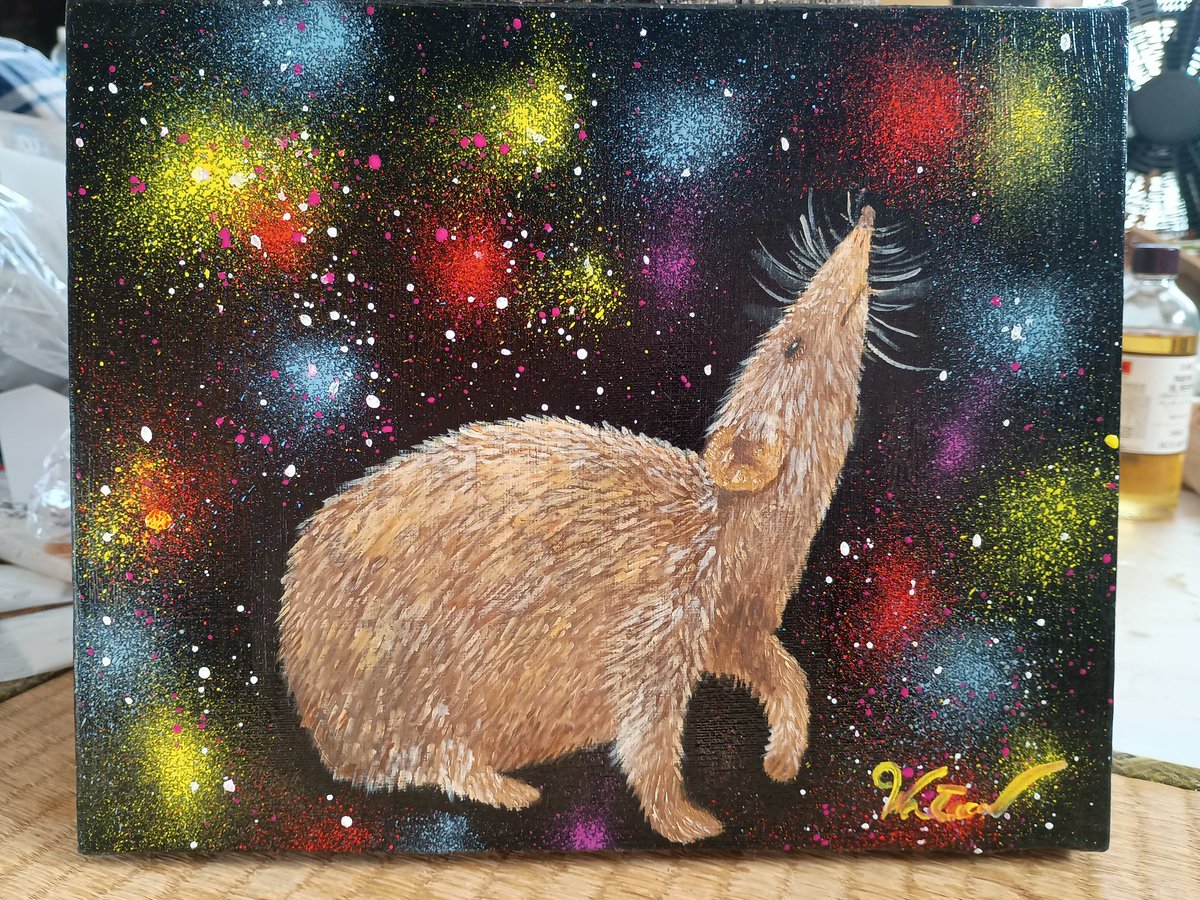 kakekarin's tweet photo. #2026年上半期に描いた絵を晒そう
見直してみると「生き物」が関係してる絵が多くなった気がします。
１枚目は横長の絵です。タップして見てくださると嬉しいです♪ https://t.co/aMCYu8t8TP