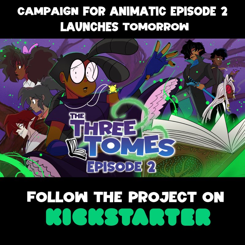 breanimator's tweet photo. Instead of focusing on the negative in the Indie animation space. Let's talk about uplifting black creatives. Especially since it's Juneteenth tomorrow. Im Bre, a black queer creator and my Kickstarter is tomorrow for EP 2 of my Magical girl witch series, The Three tomes (1/2) https://t.co/8aeijW4Qbd
