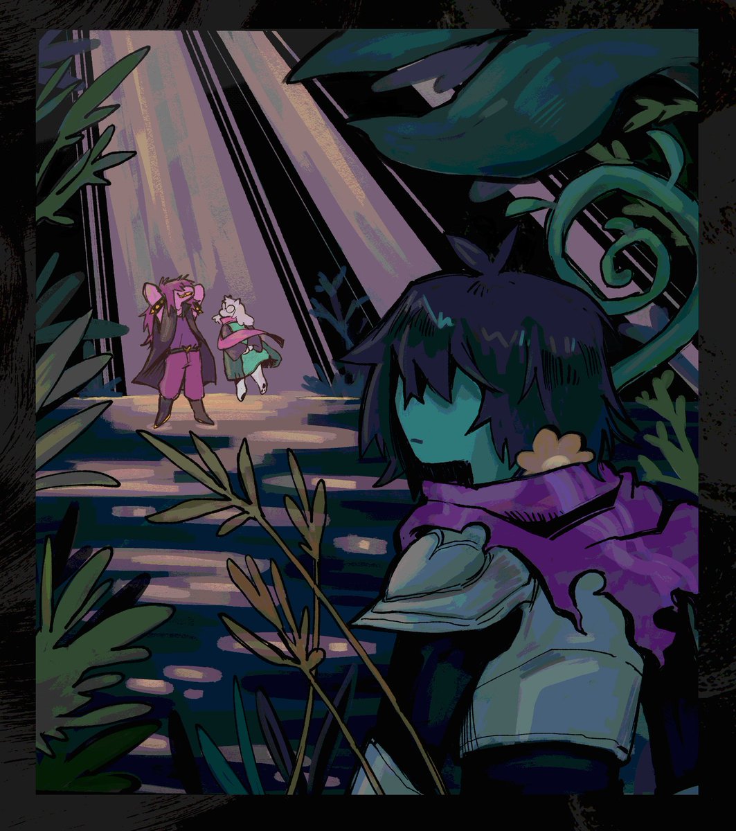 miIkpal's tweet photo. chapter 5 is blooming...... #DELTARUNE https://t.co/ociea3EPVL