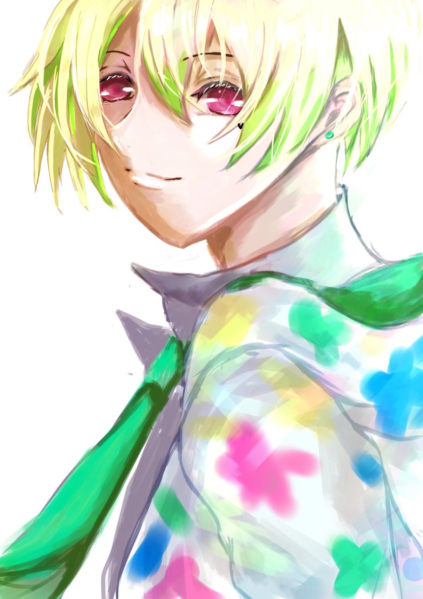 luruluru300's tweet photo. 百々人くん🎨
(ネクタイピン描き忘れました……) https://t.co/FEoGdHgbaJ