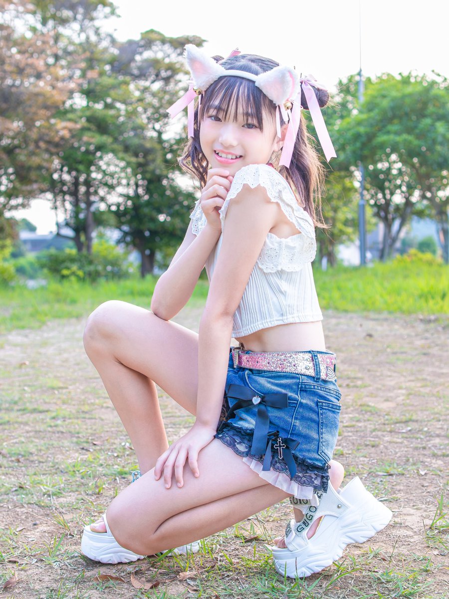bocchiphoto's tweet photo. 2026.5.16 荒尾市内某公園
#StarRabbits #るあ ちゃん(JS6) リク撮
@rua_Rabbits 
#スタラビ
いよいよ東京🗼遠征ですね！楽しんで来てね👋
みんな楽しい思い出沢山作れますよーに🥰 https://t.co/l4ZgdsXHAX