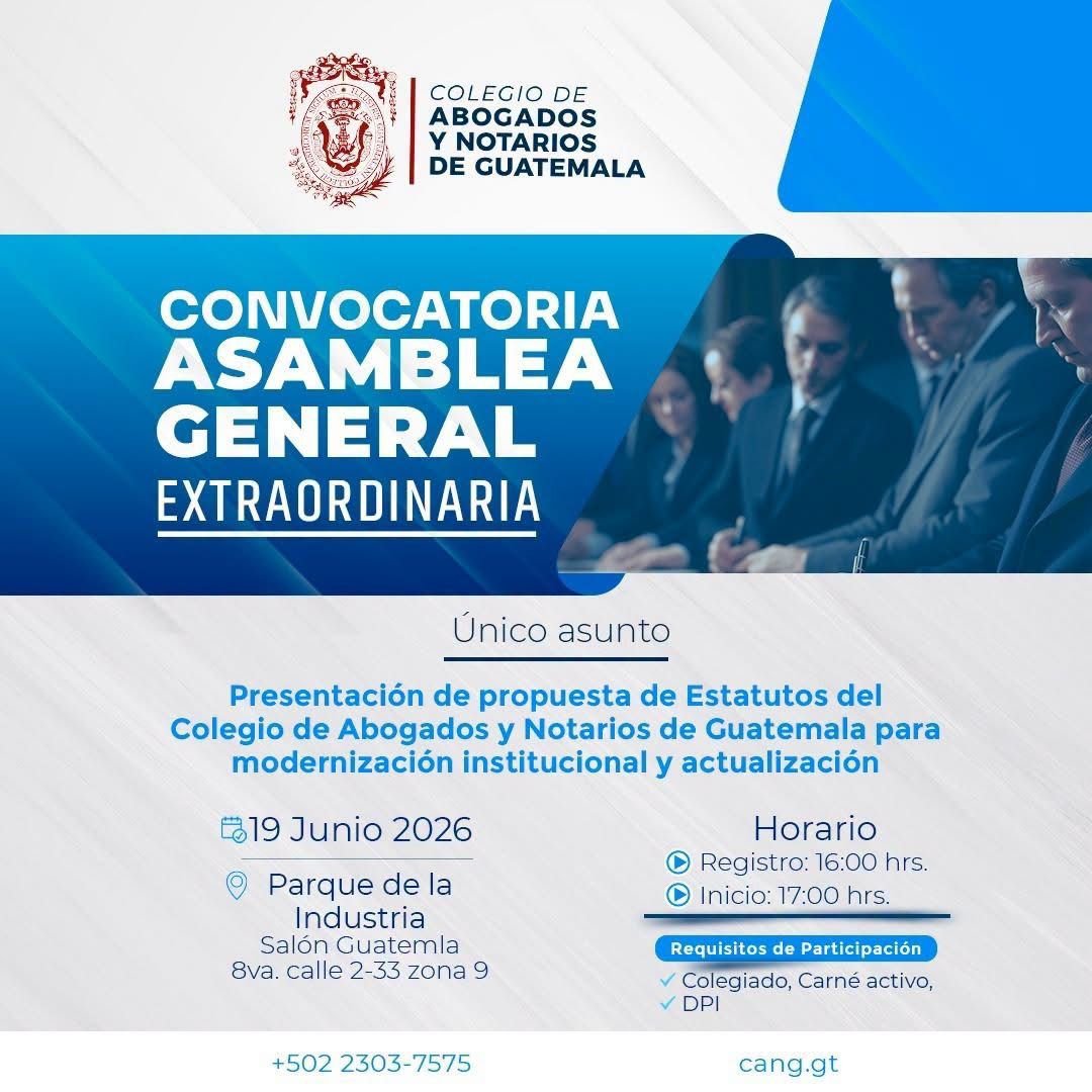 dcuevas_pl's tweet photo. Amparo suspende la asamblea del Colegio de Abogados prevista para este viernes 19 de junio en donde se buscaba presentar una propuesta de reforma a los estatutos del colegio. El amparo fue otorgado por la Sala Quinta Administrativa a favor del abogado Wilson López. https://t.co/5qhMcNqtov