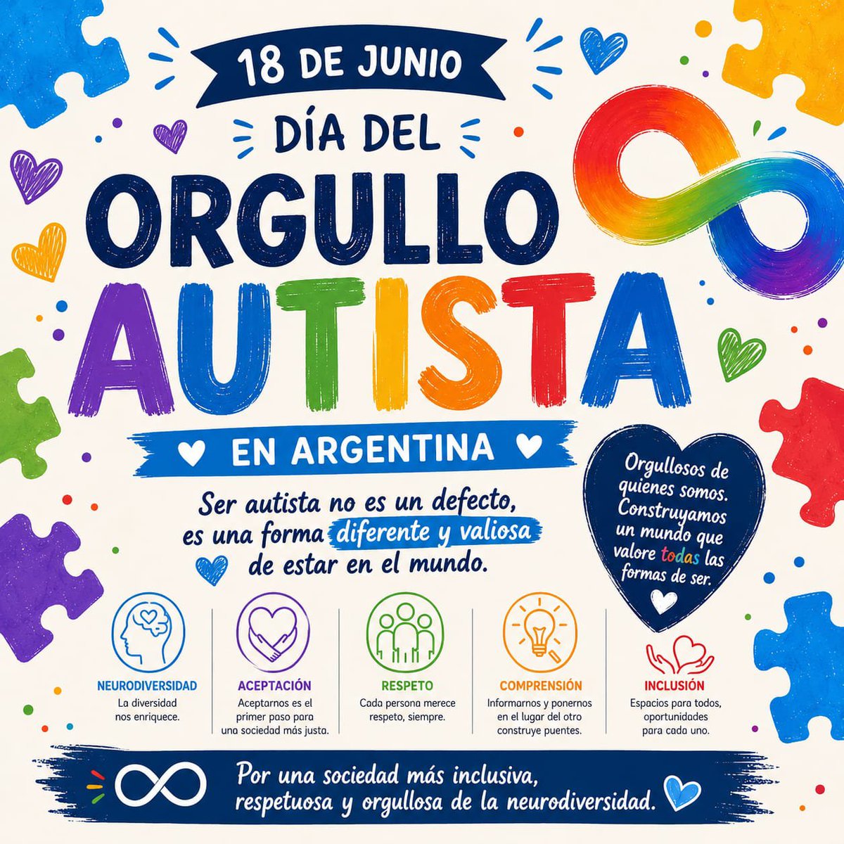 EducacinEspec14's tweet photo. #18DeJunio #DíaDelOrgulloAutista🩵 #EnArgentina🇦🇷 @EugyTeruel23 https://t.co/V9sobxu43k