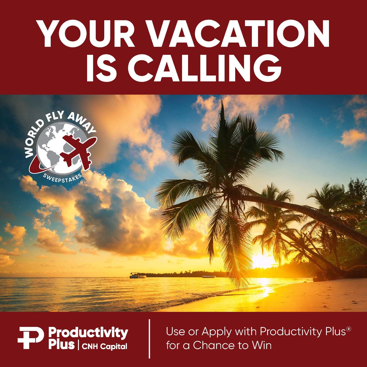 OCALATRACTOR's tweet photo. Use your Productivity Plus line of credit, or open one today, and be entered to win a $4,000 gift card to book the Apple Vacations® dream getaway of your choice!* Sit back and relax while Productivity Plus gives your business the flexibility it deserves. https://t.co/72dP1IRQPR https://t.co/GJAj6LWS7g