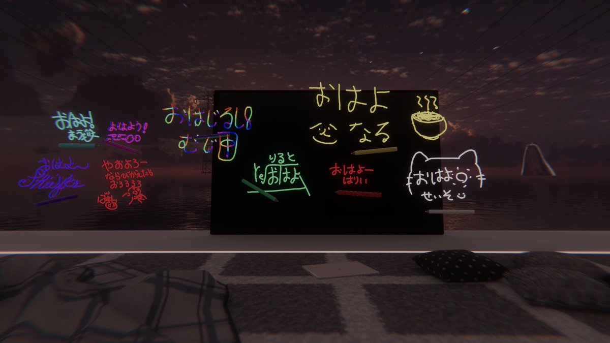 boss_vrc's tweet photo. おはようございます、書き置きありがとうー！
首肩から来てるのかな、頭がまだちょっと痛いです：： https://t.co/TGBnyYv3G0