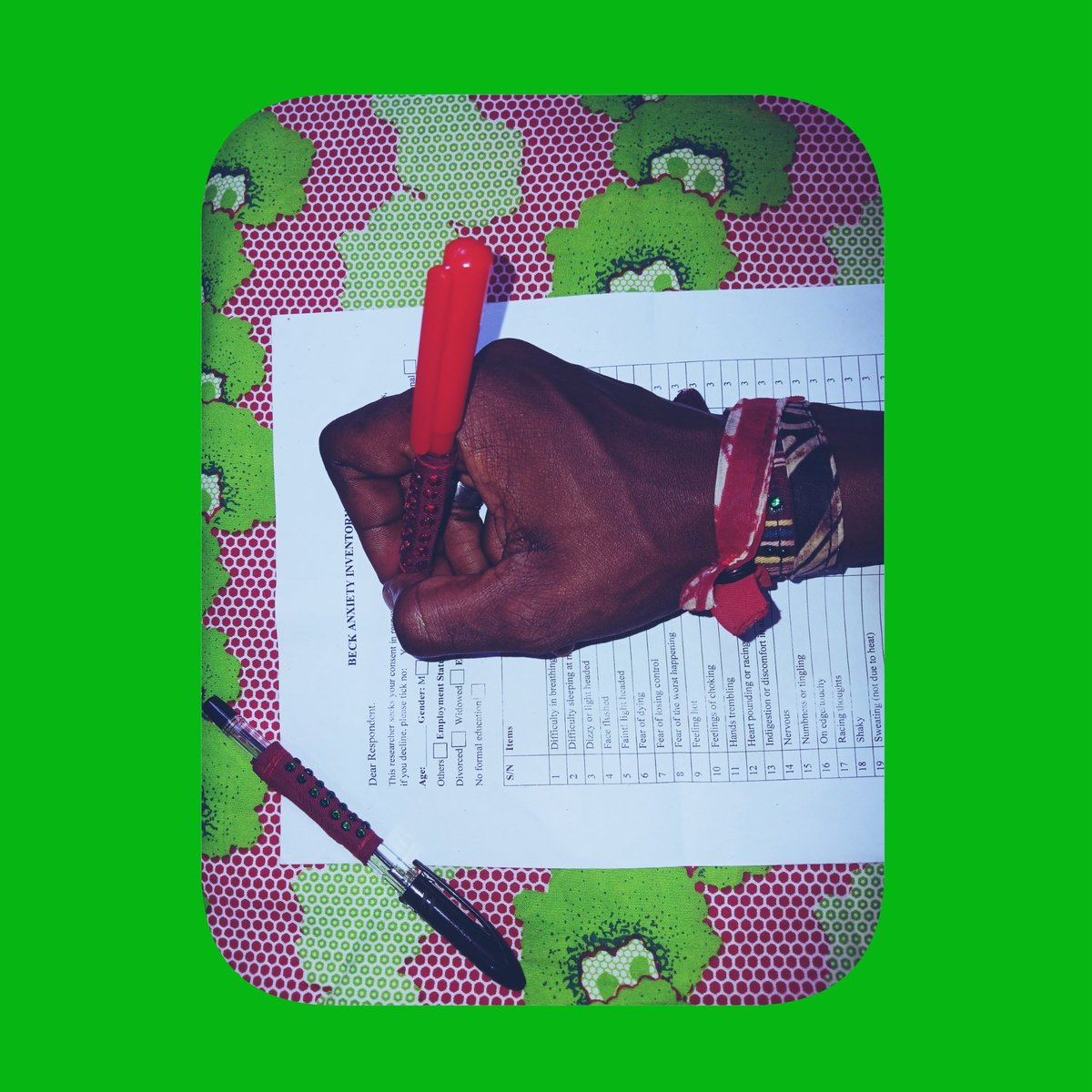 TichennyTC's tweet photo. BECK ANXIETY INVENTORY ✍️🏿💫

#fashionfriday
#fashionpen
#slimevvmppen
#beckanxietyinventory https://t.co/SNryN15DLx