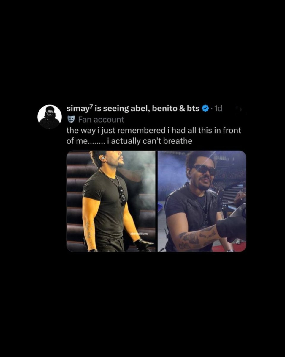 QGTheWeeknd's tweet photo. A fan recreates The Weeknd's outfit without the vest, and fans on Twitter go crazy! 🔥😅 https://t.co/S4TdQMmHa9