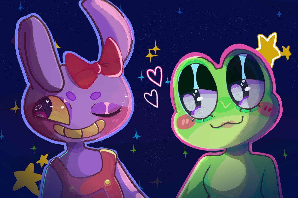 __bee_sun___'s tweet photo. Hey!!, a new publication inspired by the amazing digital circus 

#fanart #jax #ribbit #digitalcircus #theamazingdigitalcircus #digitaldraw https://t.co/8ich398CMQ