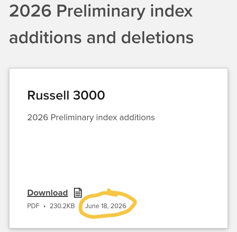 EllisKryla's tweet photo. #onds $ONDS
Ondas will officially be joining the Russel.
June 18th update is out and keel is in.

There likely won't be any changes from now, so expect some big buys after market close on June 26th 👀 https://t.co/kI2Bq6FzzB