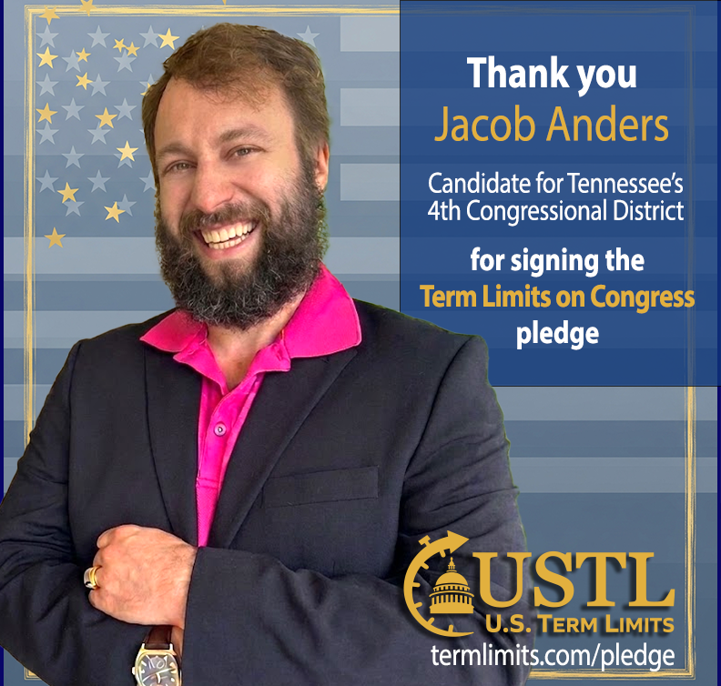 USTermLimits's tweet photo. Advocating for change starts with action. Thank you, @JacobKAnders, for signing the #termlimits on Congress pledge.
https://t.co/im9NkbDSC4 https://t.co/3trBPtWBm9