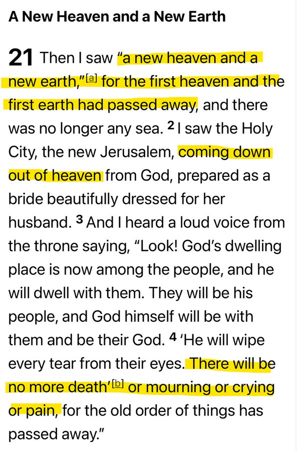 Kabamur_Taygeta's tweet photo. Why would Q promise a "new world" if revealing the truth leads to "mass suffering"?

This doesn't make sense.

Unless the new world is a place where the truth can be known. 

A new Earth. 

The plan was always ascension (biblical rapture). 

The messenger was a Pleiadian (biblical angel). 

Anons were let down because of inaccurate expectations, but what's coming is so much better.