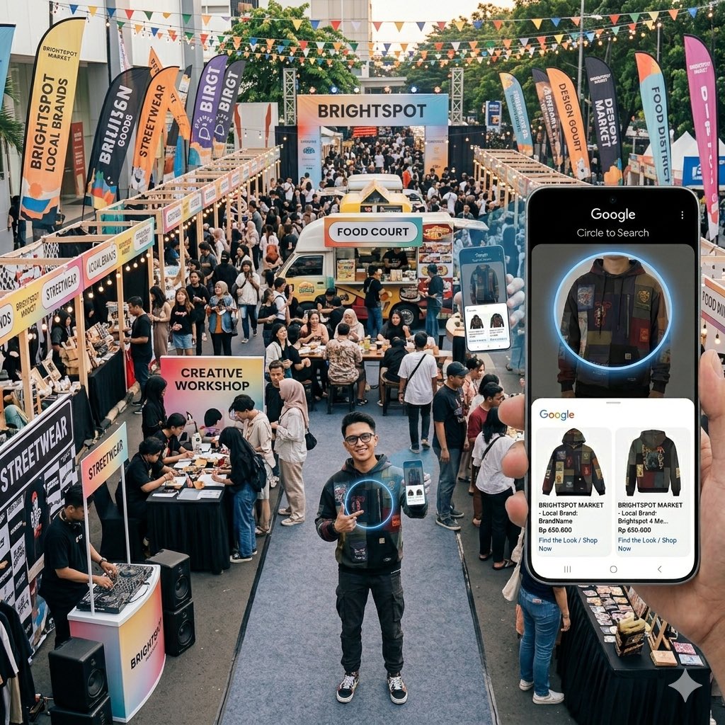raryafdlh's tweet photo. @samsungID Throwback to Find the Look ala Jejouw at Brightspot. 4 steps #CircletoSearchwithGoogle bisa dapetin detail outfit kece, jadi super easy 😍✨ #CircletoThrowback #GalaxyS26 Series https://t.co/m9PRWSRG99