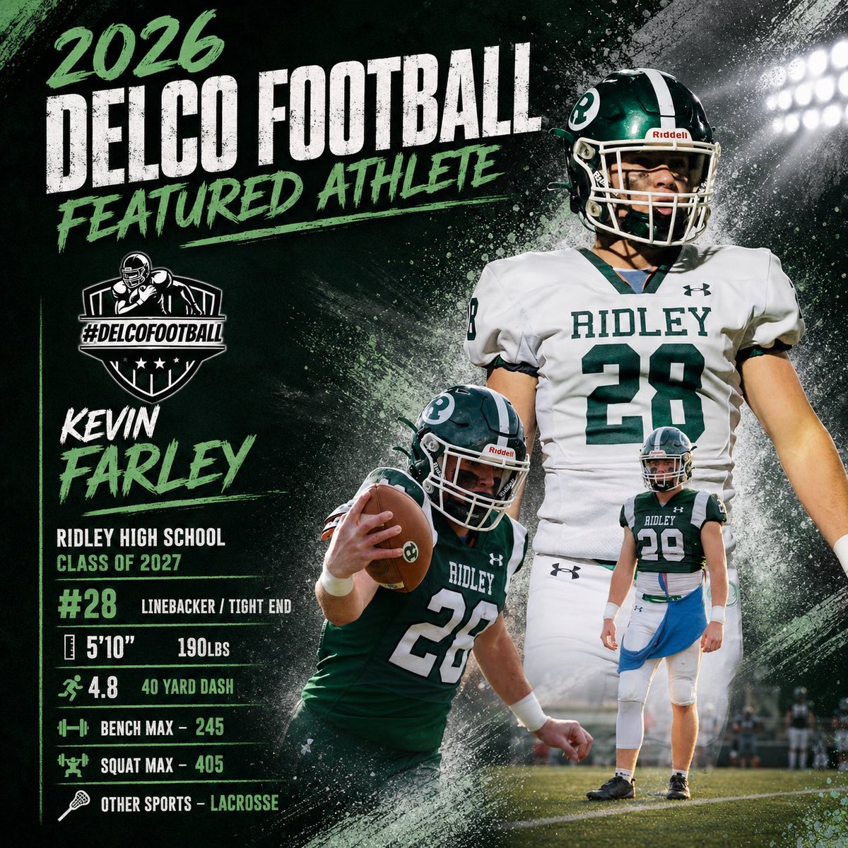 DELCOFootball's tweet photo. The Votes are in 🚨🚨🚨! 
The 2026 #DelcoFootball Season Featured Athletes are… @reesedantzler32 @mylesboone @johnhopkins @Kevinfarley @SpringfieldFB @hs_ridley @APK_Football @Chi_Athletics https://t.co/pIIf3uDULl