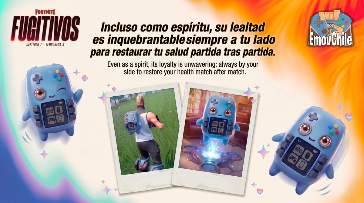 Emov2k4's tweet photo. ECHO LIGHT SPRITE
El eco de los periféricos caídos. Un espíritu forjado con las almas de  teclados, controles y celulares que entregaron su vida al juego.

También dar like en tiktok
https://t.co/QW3HOO69NB

 #DesignASprite  #fornite  #battleroyale  @Fortnite @Fortnite_ES https://t.co/WICcZ3qqSN