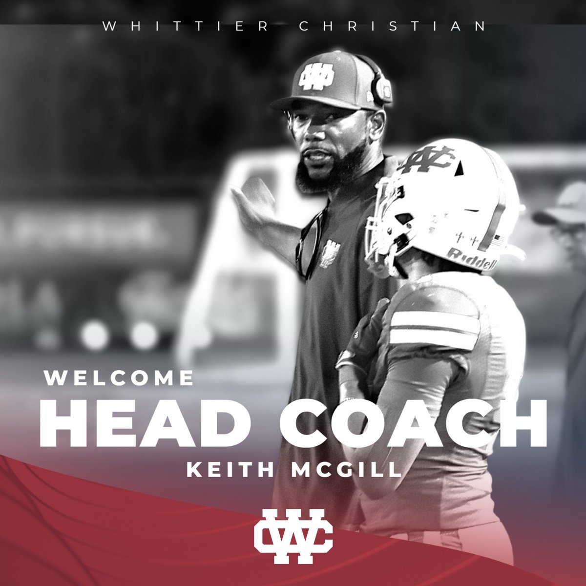 HeraldAthletics's tweet photo. Whittier Christian is delighted to announce Keith McGill as our new head football coach. 

The former NFL player served as the Heralds' defensive coordinator during the 2025 season and as an assistant coach in 2024. 

Whittier Christian Athletic Director Ryan Esslinger said, "Keith has demonstrated a genuine commitment to our student-athletes and is passionate about developing them not only as football players, but as young men of character, discipline, and faith."

Please join us in welcoming Coach McGill as he leads Whittier Christian football into a new chapter. 🏈 

#GoHeralds