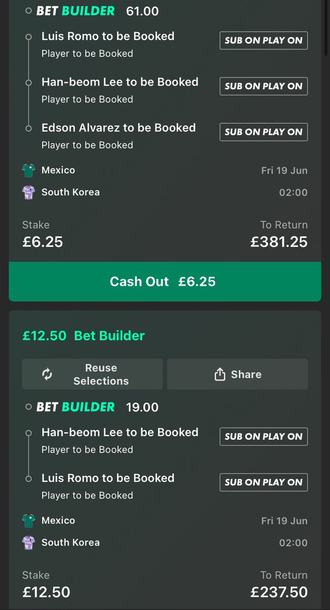 LockCityBets0's tweet photo. 🏆Mexico vs South Korea🏆

Been a horrible last week I do apologise, been a quite unpredictable World Cup so far. 

But I will continue to post on most game (not gonna bother with not great games) 

Thank you for all the amazing support❤️

1U singles 
0.5U doubles
0.25U trebles https://t.co/PDqIxOC60M