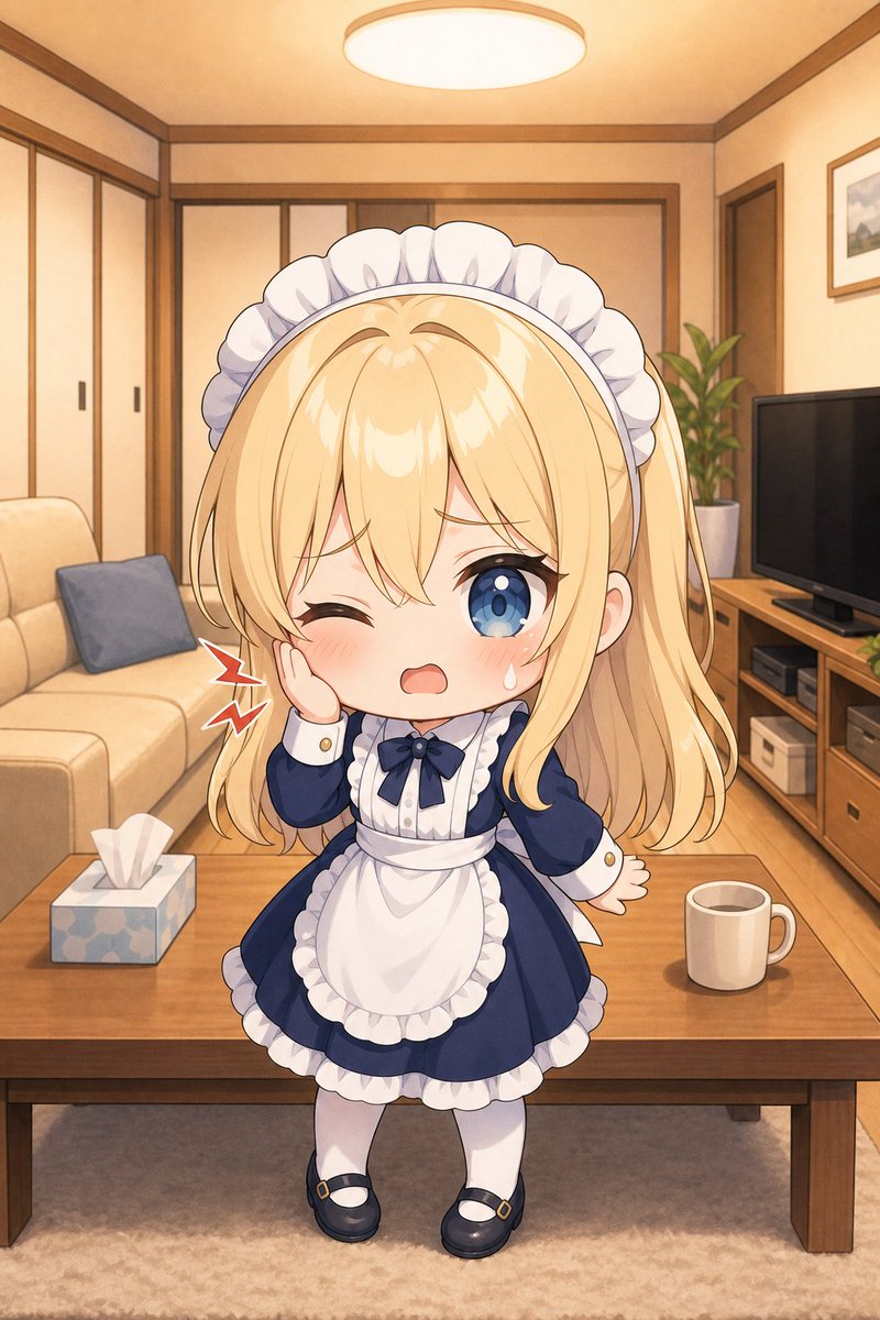 eqgd_gunsow's tweet photo. 出たな頭痛いメイドさん！今日は低気圧到来で自立神経がやられないよう注意だな！ https://t.co/7kODBs8T6C