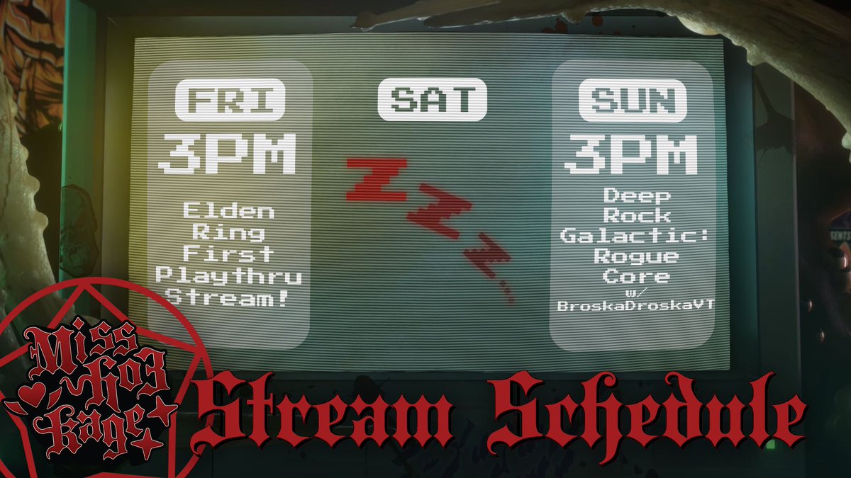 MissHo3VT's tweet photo. GF went back home yesterday 💔  but that just means more streaming this weekend! 

We'll jump back into Elden Ring on Friday, followed by another co-op stream with resident Dwarftuber BroskaDroskaVT on Sunday!

Make sure to follow on #Twitch to stay connected! https://t.co/AGwQN7S754