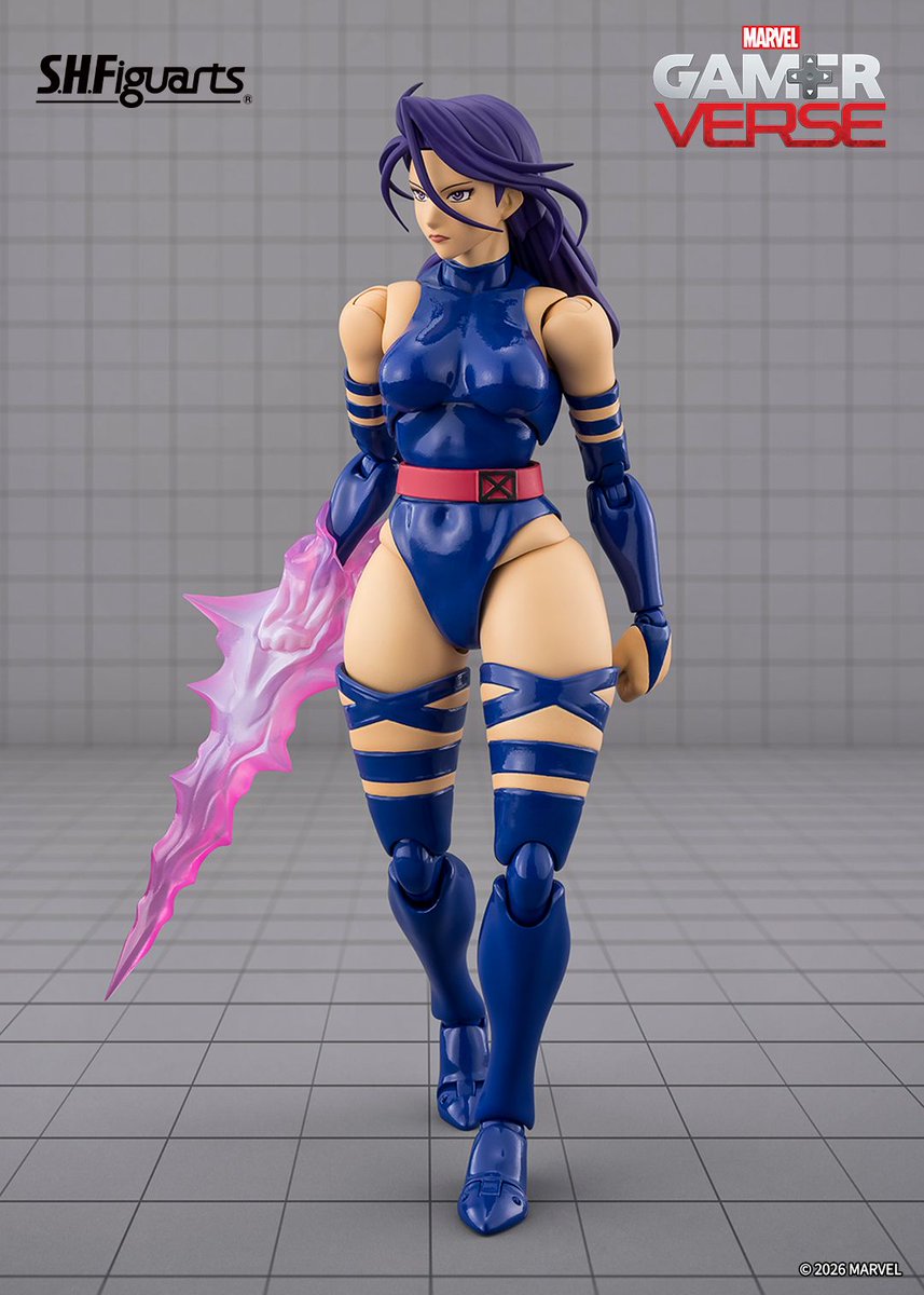 preterniadotcom's tweet photo. Bandai S.H.Figuarts Marvel Gamerverse Psylocke, details coming soon. https://t.co/699LpQOLtS