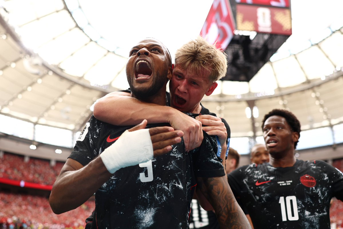 GoalJP_Official's tweet photo. 🇨🇦 カナダがワールドカップ初勝利！ 🇶🇦

W杯初勝利を目指す両者の試合。カナダがジョナサン・デイヴィッドのハットトリックなどで快勝。

一方のカタールは退場者二人を出す厳しい展開となった。

カナダ 6-0 カタール https://t.co/i9Veiw59DC