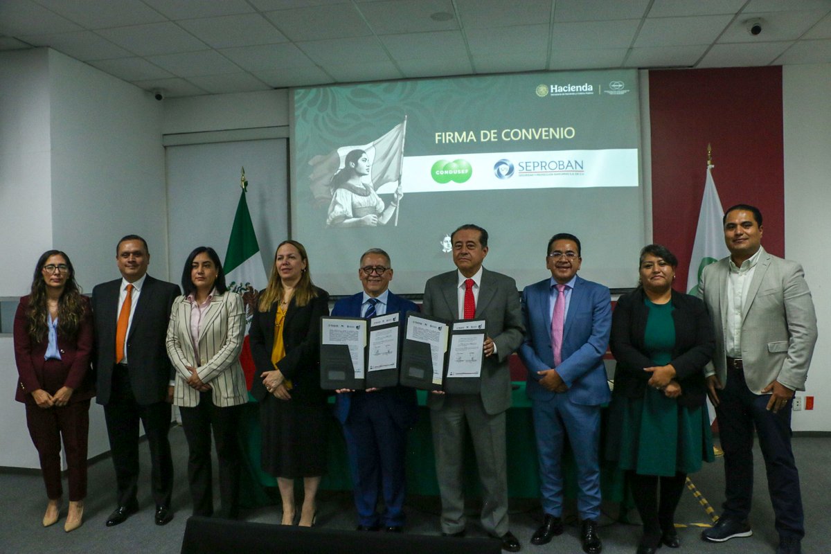 CondusefMX's tweet photo. 🚨 El fraude no se detiene, nosotros tampoco.

🤝 CONDUSEF y SEPROBAN refuerzan acciones contra fraudes financieros.

📊 En una semana: Más de 11 mil consultas y casi 5 mil números reportados.

🔗Lee el comunicado
https://t.co/U6odvlkQyF

#TodosContraElFraude #EducaciónFinanciera https://t.co/Z4WjyPkad2