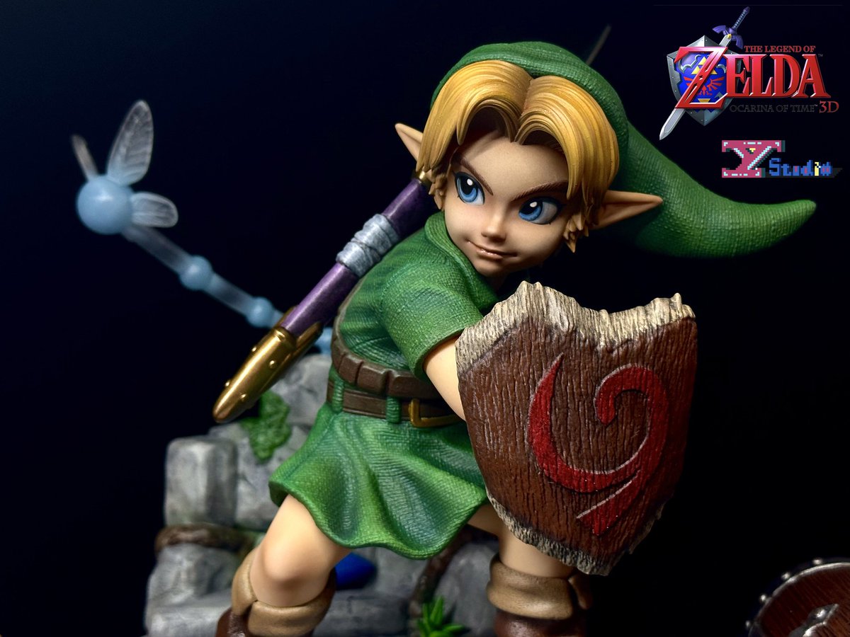 VideoArtGame's tweet photo. Stunning new The Legend of Zelda: Ocarina of Time statue https://t.co/0f7AweUdW8