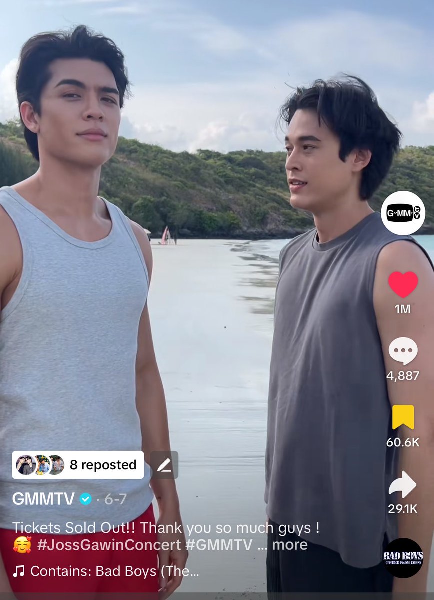 Ayyrs75's tweet photo. We crossed 1M likes…and 3.8 M views on TT…..Congratulations everyone💕

#JossGawin #จอสกวิน https://t.co/kGazr3Oly6