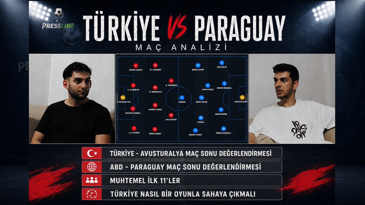 PressLinetr's tweet photo. TÜRKİYE - PARAGUAY | MAÇ ANALİZİ 

https://t.co/QME79XT5HU https://t.co/X9OlLfDUFC