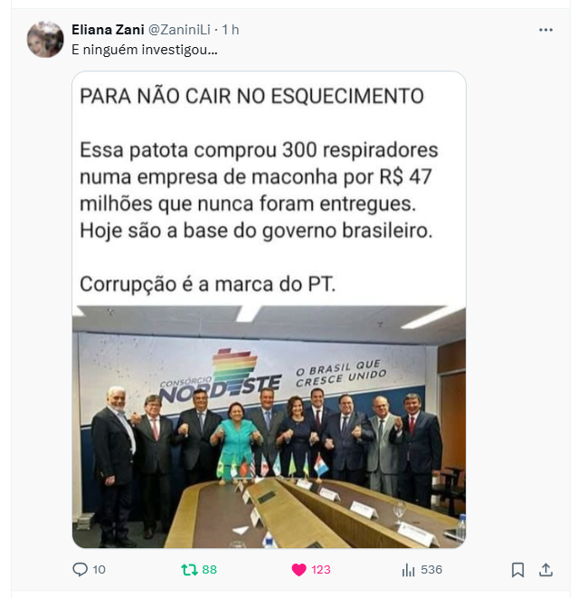 camargo_in49530's tweet photo. @RomeuZema Será que tinha dinheiro dos respiradores fantasmas lá também???? https://t.co/PU8VIb3Y47