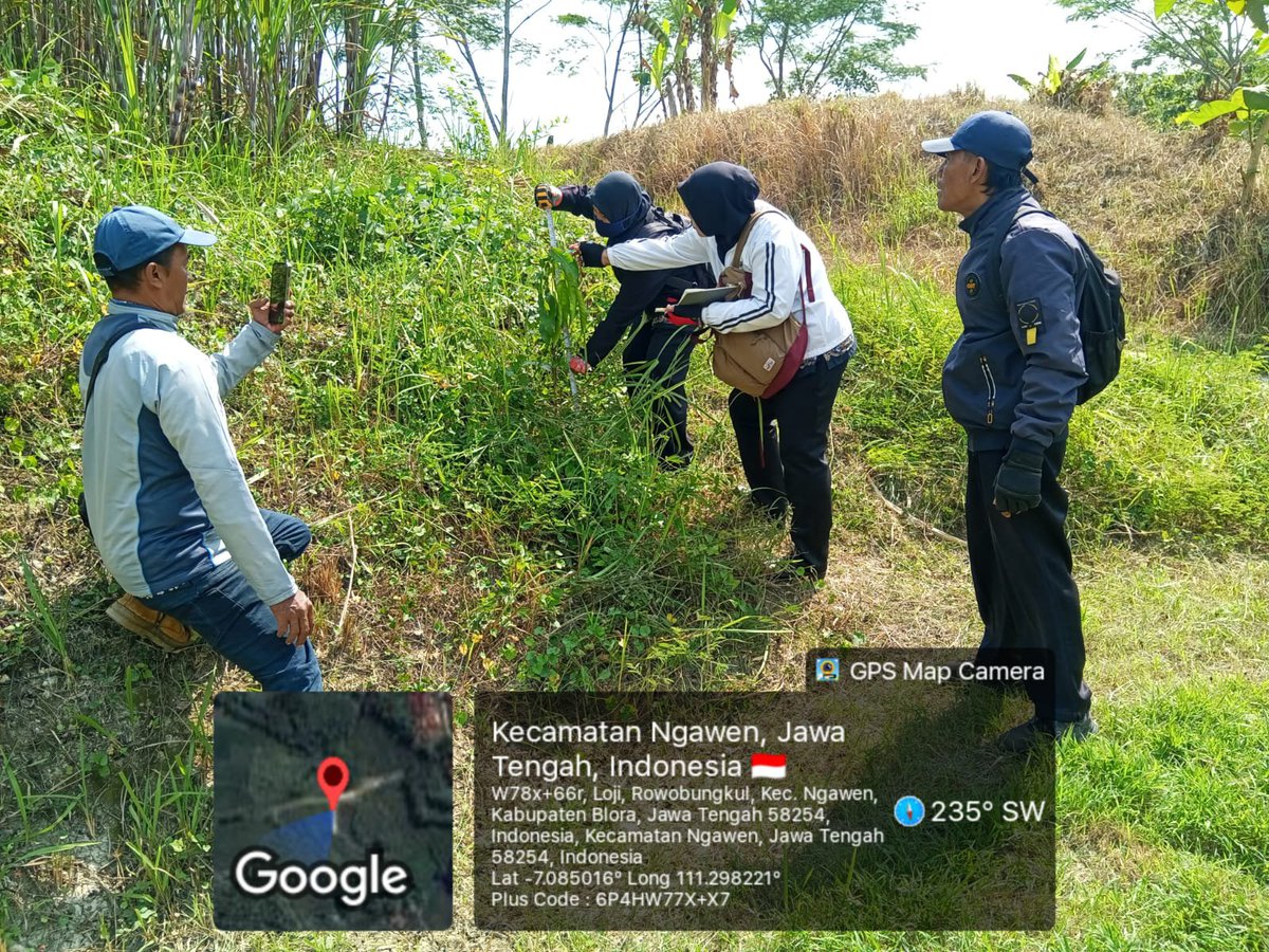 Cdk1Jateng's tweet photo. Rabu 17 Juni 2026
Monitoring tanaman PSMA KTH Jati Gumelar Desa Rowobungkul, Kec. Ngawen, Kab. Blora
#Pokja PSMA
#PIC Kec. Ngawen https://t.co/u5ahDyTwcs