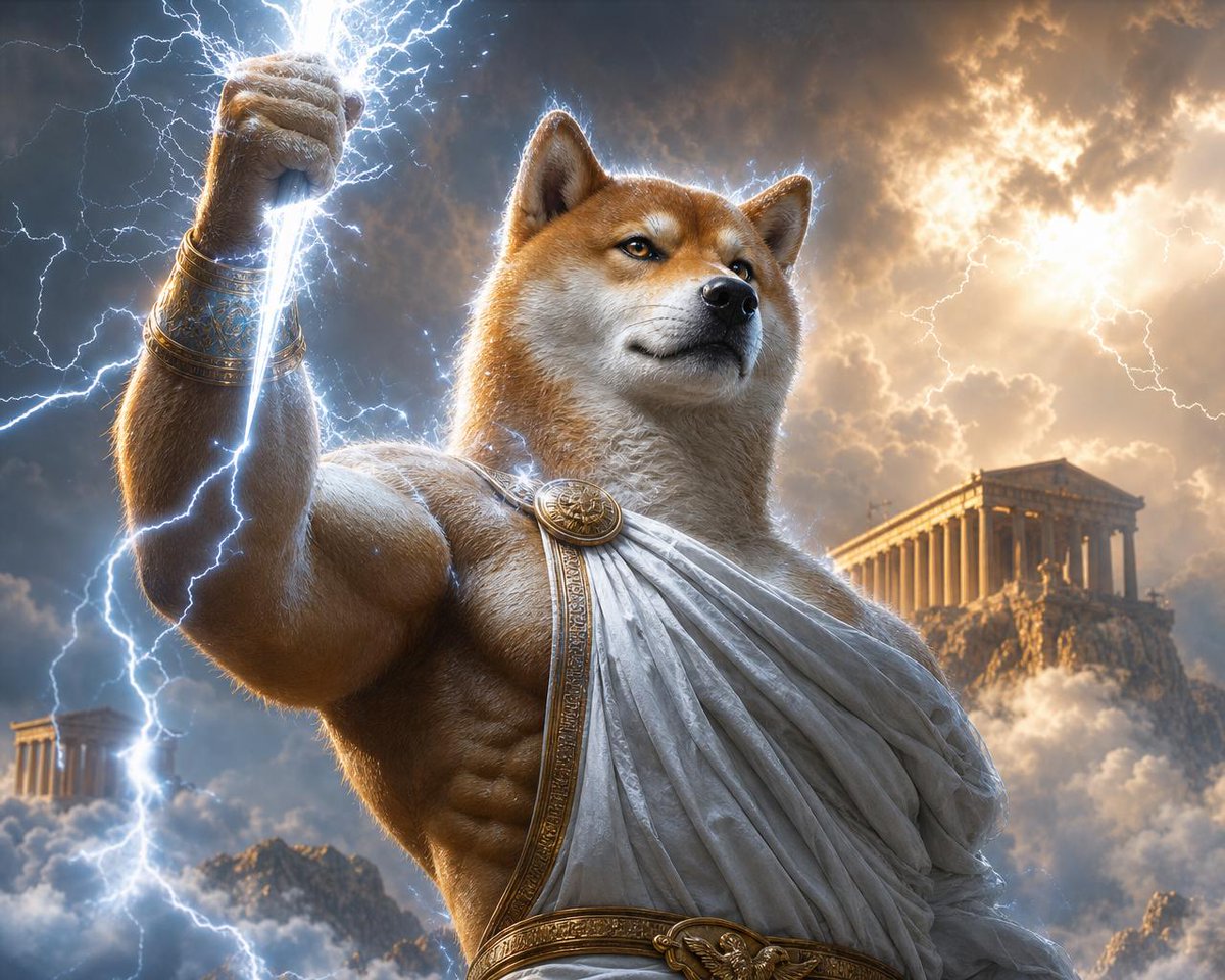 DogeusMaximusX's tweet photo. Olympus has a new guardian. https://t.co/z9U47q6vVV