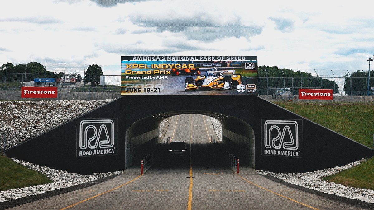 IndyCar's tweet photo. Studying the details of the park 🕵️‍♂️ https://t.co/jQK3x5QMQL