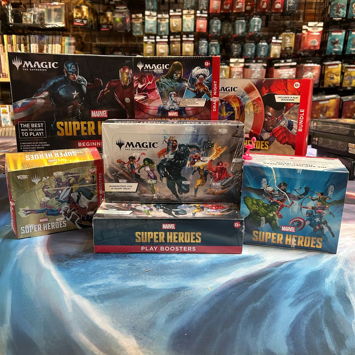 sfgamepost's tweet photo. J: Sir, might I suggest placing your order for MTG Marvel Super Heroes with Game Post? They are able to ship to Avengers Tower, or you can ‘swing by.’
TS: Order one of everything, thanks.

https://t.co/3i14Xhsn2X

#gamepostofsanfrancisco #marvel #mtg #newrelease #findtheflamingo https://t.co/8ZHEo1M7uf