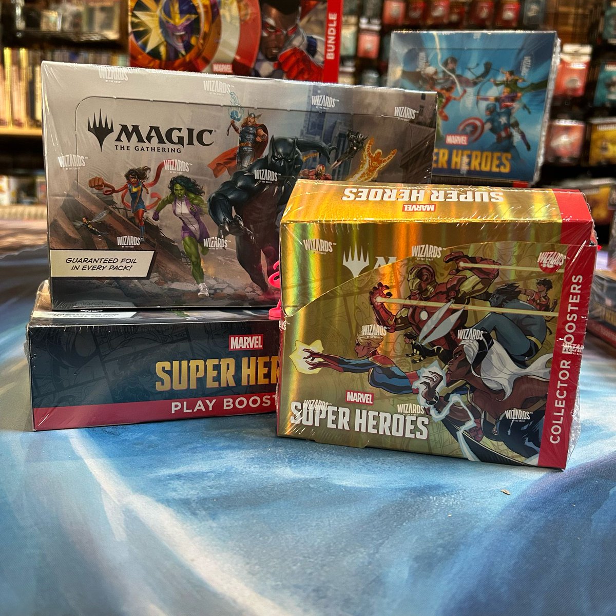 sfgamepost's tweet photo. J: Sir, might I suggest placing your order for MTG Marvel Super Heroes with Game Post? They are able to ship to Avengers Tower, or you can ‘swing by.’
TS: Order one of everything, thanks.

https://t.co/3i14Xhsn2X

#gamepostofsanfrancisco #marvel #mtg #newrelease #findtheflamingo https://t.co/8ZHEo1M7uf