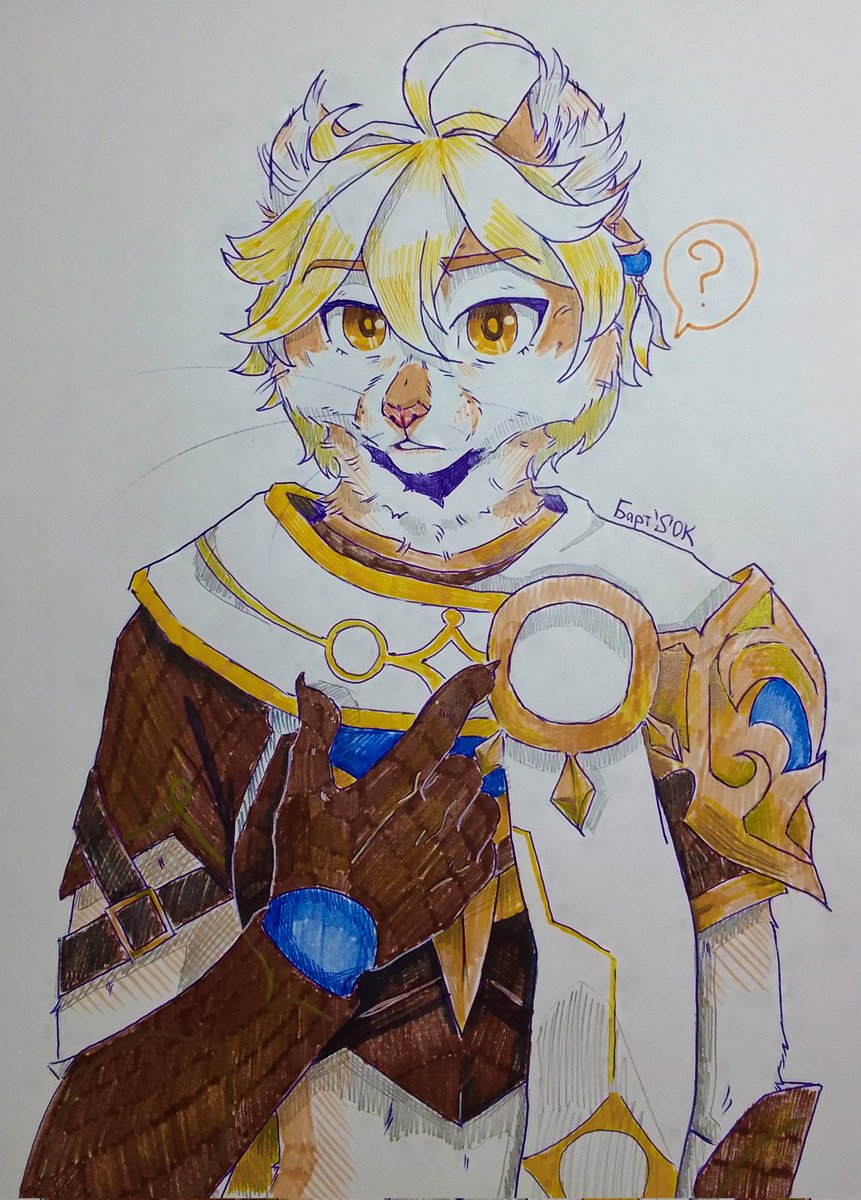 alik_b2002's tweet photo. А, ну и фурри Итер в виде котика породы американский керл
#art #sketch #aether #genshinimpact #furry https://t.co/kJFC3rprsZ