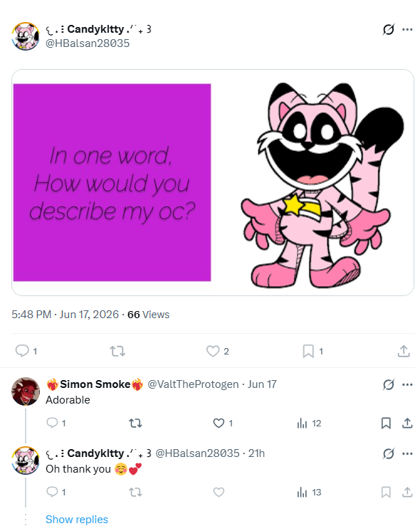 KittyMitty2038's tweet photo. Honestly, @HBalsan28035 , you are fucking terrible. Not only did you STEAL my oc/persona, claiming it as yours, and blocked me just to hide the truth, but also make THIS disgusting thing (third image). CatNap and CandyKitty are siblings, not lovers!! -_- https://t.co/T9xcW5mAe2