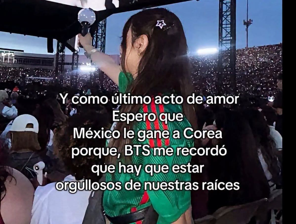 btswingsjm7's tweet photo. VAMOS MI MÉXICO! 🇲🇽

MÉXICO VS COREA DEL SUR 🇲🇽 💜 🇰🇷

#BTS #FIFAWorldCup https://t.co/M1TFhdAF9Z