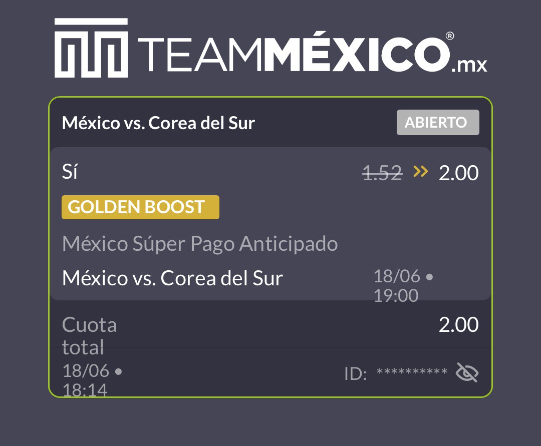 ositopicksss's tweet photo. Vamos con la siguiente apuesta #SomosMéxico : 

• México ML (PA de 1 gol) ⚽️🇲🇽

Grupo gratis: https://t.co/uZKCbYIkP5

🐻😎🍀 https://t.co/4oGJyTmkb8