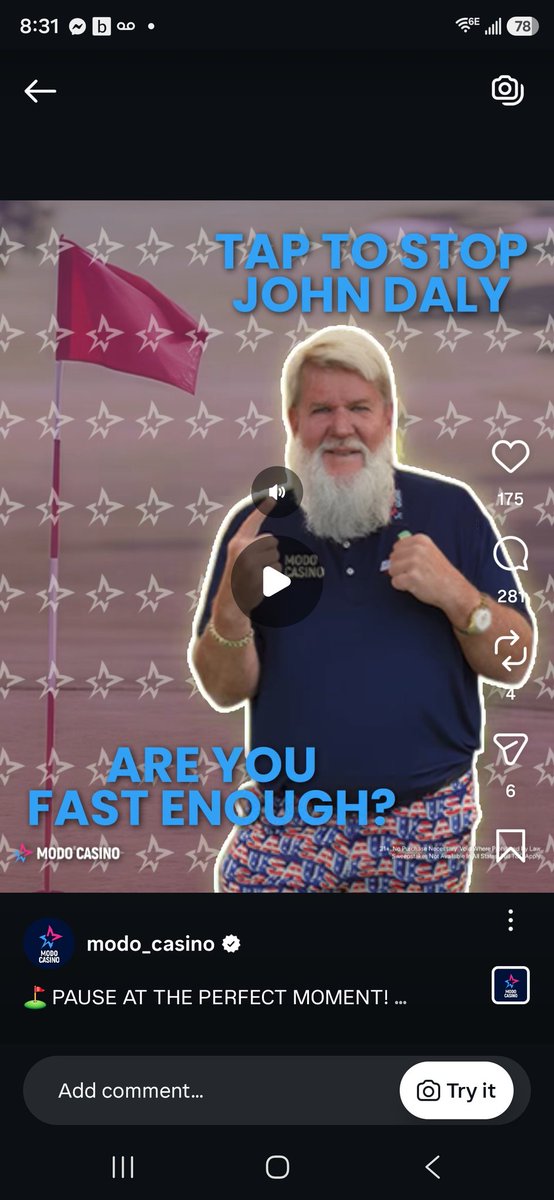 JasonDadOf2's tweet photo. @modo_casino @PGA_JohnDaly https://t.co/ENEEJ2QOWp