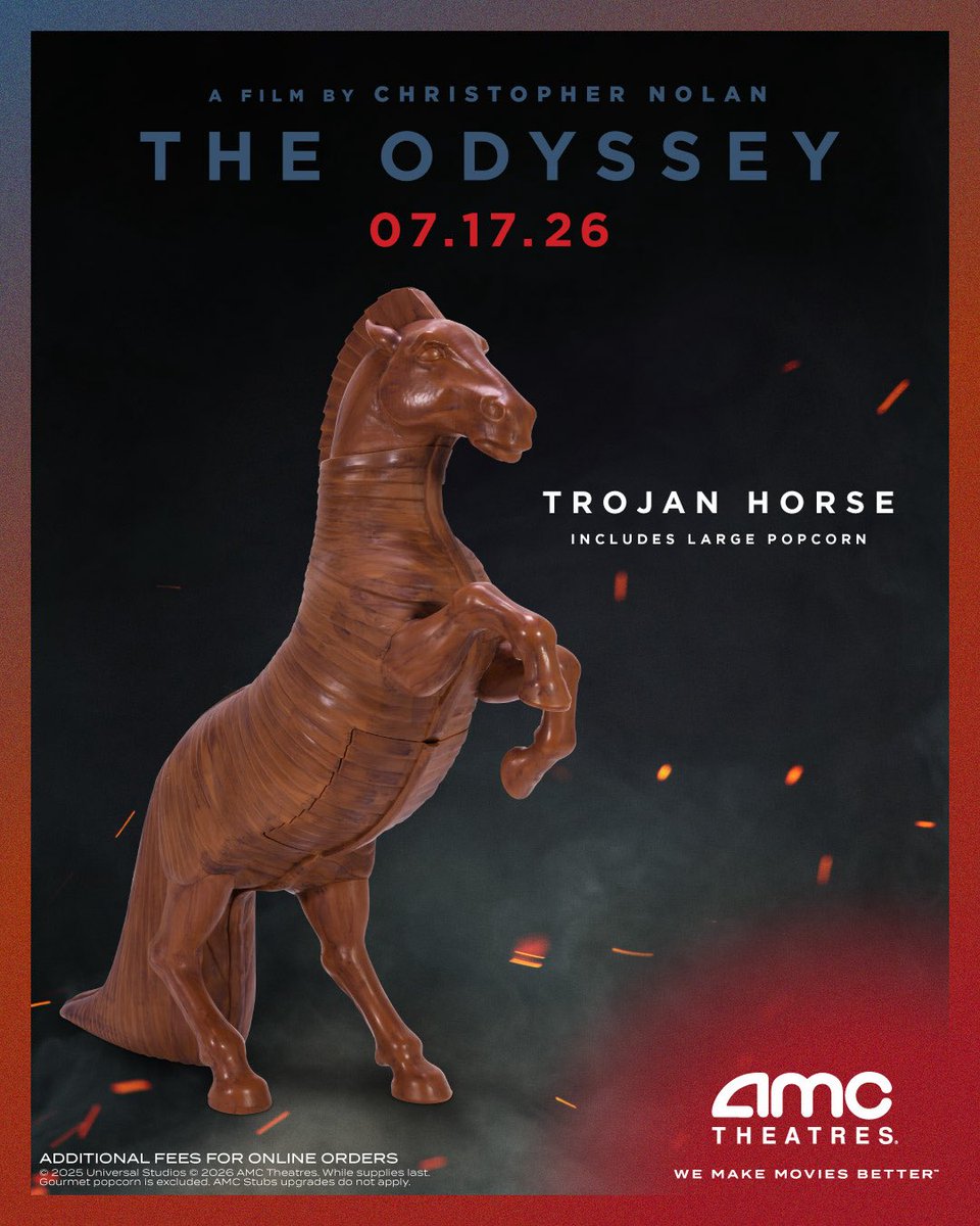 FunkoPOPsNews's tweet photo. ICYMI! Cinemas will be selling The Odyssey IMAX popcorn buckets in stores for the films release ~

#IMAX #TheOdyssey #AMC #FunkoPOPNews https://t.co/wnDzetFYEN