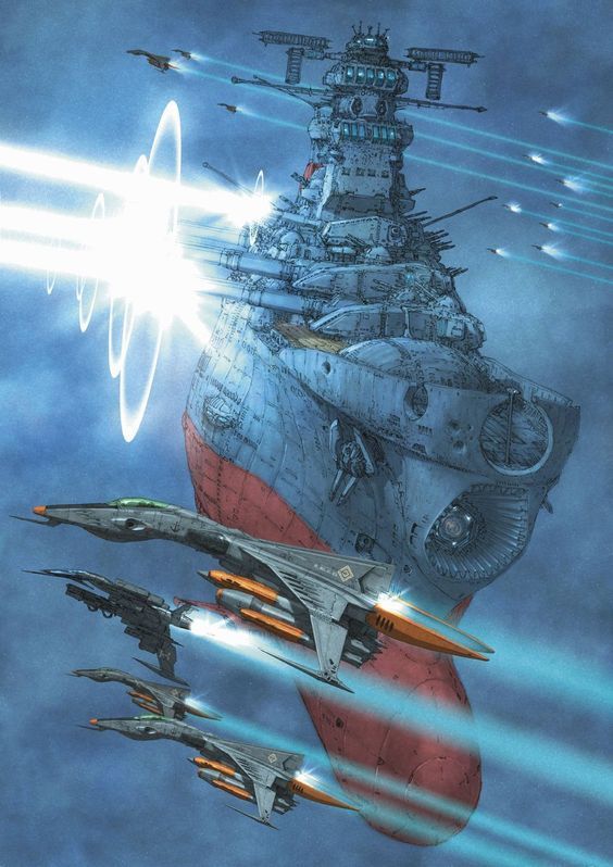 DaveXDavieau's tweet photo. Charge up the wave-motion gun! https://t.co/IYqv8P24Pb
