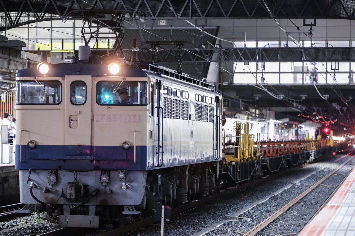 funny_hkry's tweet photo. 6/18 工9589レ 敦賀転回工臨
EF65-1135+チキ12B https://t.co/QO0Cyk6epP