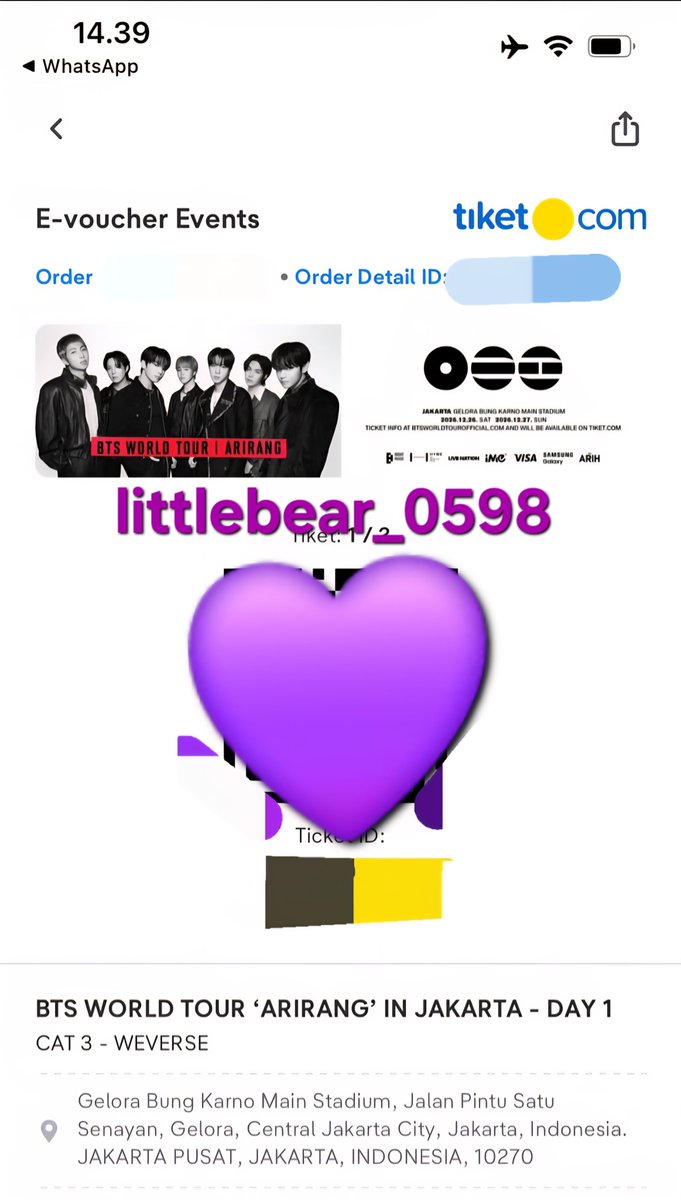 It’s LittleBear 🐻💜 tweet media